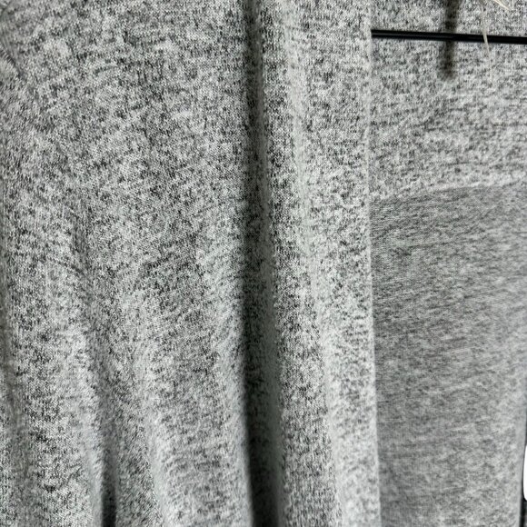 Soma Womens Large Heather Gray Soft Open Cardigan Loungewear Robe Pockets Rayon - Picture 6 of 11